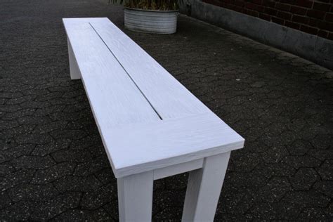 Bank evaa ohne lehne weiss. Weiße Bank. Metall Ohne.lehnen - Weiss Gartenbanke Und ...