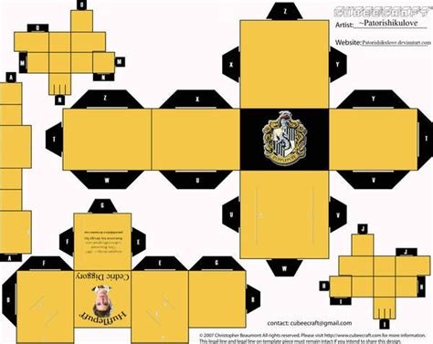 Hufflepuff Cubee By Patorishikulove Easy Pokemon Pokemon Craft