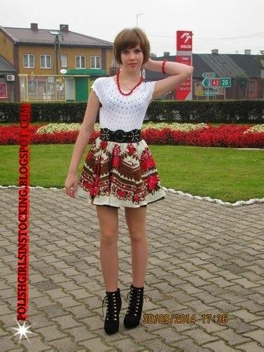 Polish Girls In Stocking Maja W Cielistych Rajstopach