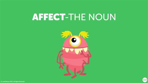 Affect vs. Effect - YouTube