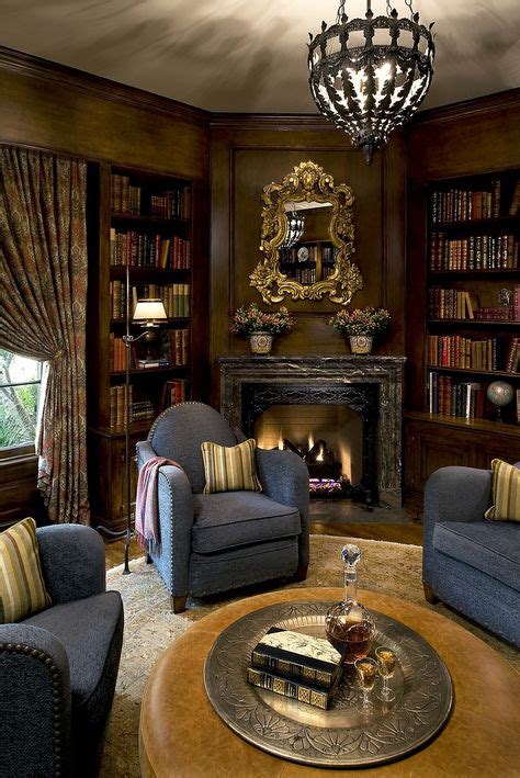 26 Classic Moody Libraries Ideas Home Libraries Interior Interior