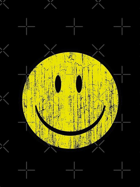 Acid Smiley Grunge T Shirt By Akirafussion Redbubble