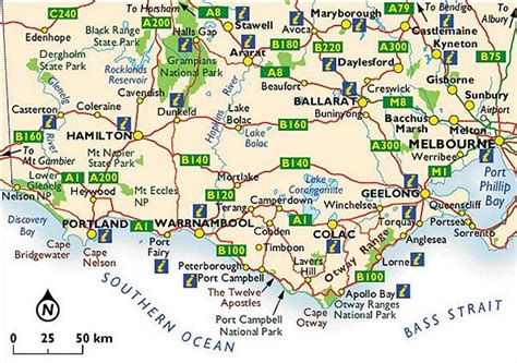South West Victoria Map
