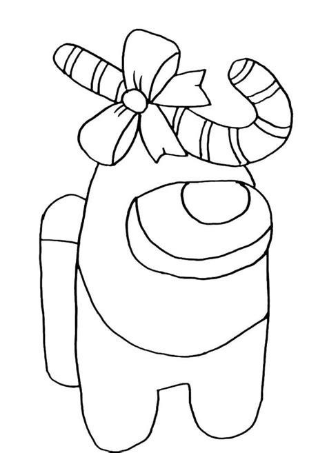 Among Us 5 Coloring Page Free Printable Coloring Pages For Kids