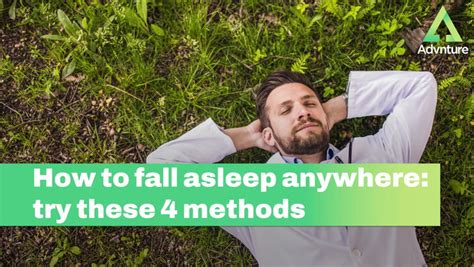 How To Fall Asleep Anywhere