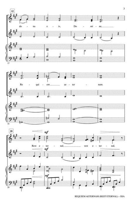 Preview Requiem Aeternam Rest Eternal Hl143867 Sheet Music Plus