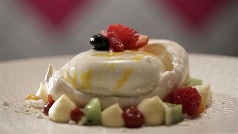 Is zumbo's just desserts renewed or cancelled? Pavlova Nest with Strawberry Crème and Passionfruit Curd ...
