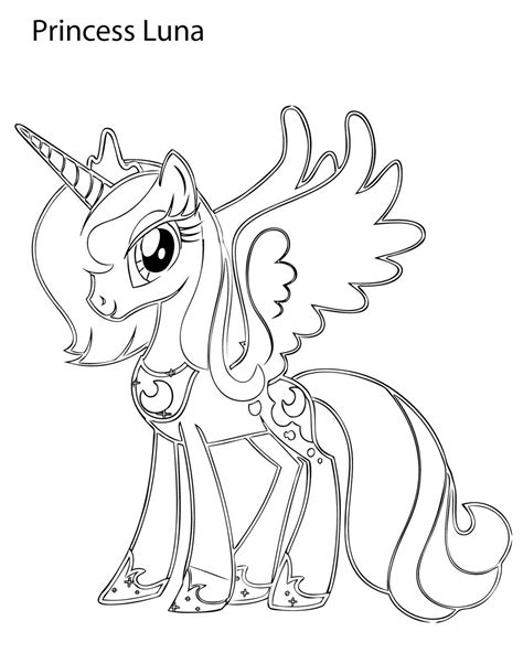 It is true because i ever upload the same character picture in this website. Princess Luna Coloring Pages - Best Coloring Pages For Kids