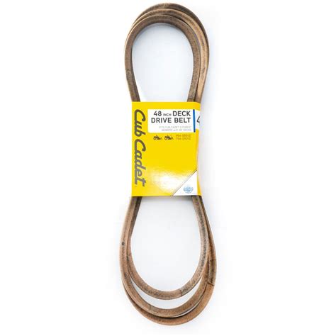 Home depot is one of the most popular stores today which offers quality home improvement products and services. Cub Cadet Original Equipment Deck Drive Belt for Select 48 ...