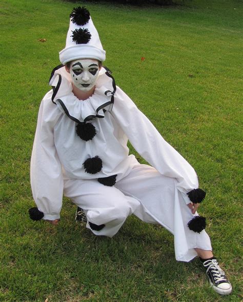 Costume Adult Authentic Pierrot Halloween Mardi Gras Etsy