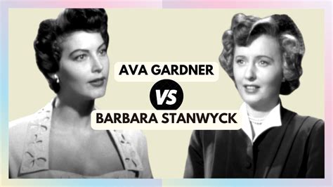 Ava Gardner Vs Barbara Stanwyck East Side West Side 1949 Youtube