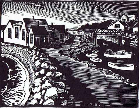 Black and White: Block Prints by Carroll Thayer Berry