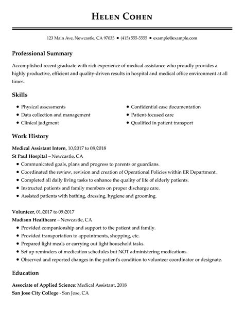 Example Of A Professional Summary On A Resume | Free Letter Templates