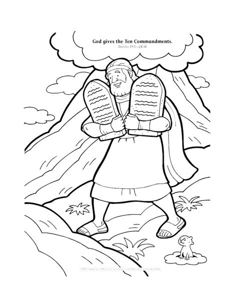 52 Free Bible Coloring Pages For Kids From Popular Stories Sketch