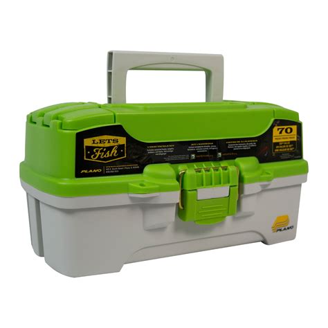 Plano Let S Fish One Tray Tackle Box With 70 PC Tackle Kit Walmart