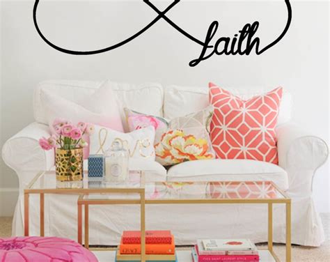 Love Infinity Wall Decal Infinity Love Wall Decal Bedroom Etsy