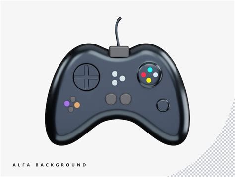 Premium Psd Gamepad With 3d Rendering Vector Icon Illustration