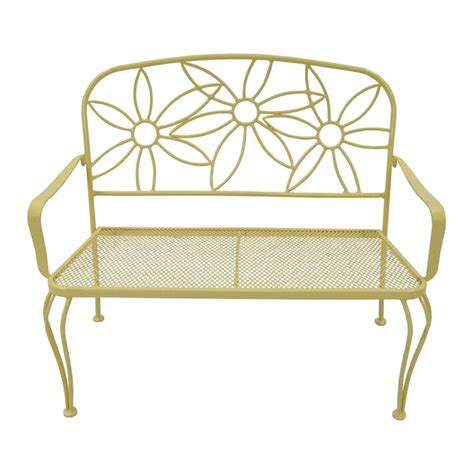 Garden Treasures Daisy W X H Bench In The Patio Benches Department At