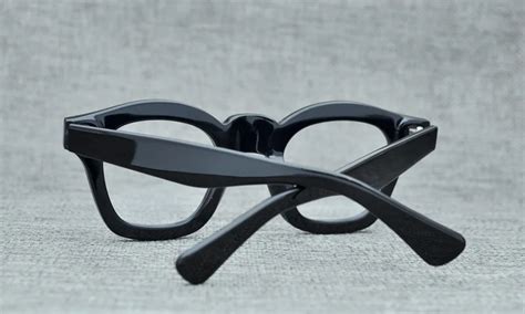 cubojue acetate glasses men women vintage thick eyeglasses frames man prescription black