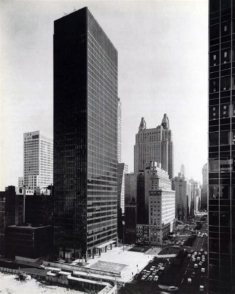 Architecture Mies Van Der Rohe The Seagram Building Ultra Swank