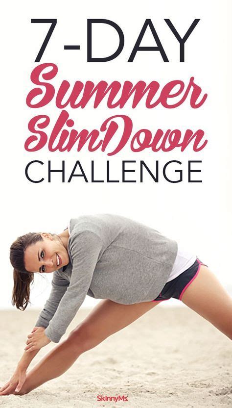 7 Day Slim Down Challenge How To Slim Down Daily Workout Fitness Body