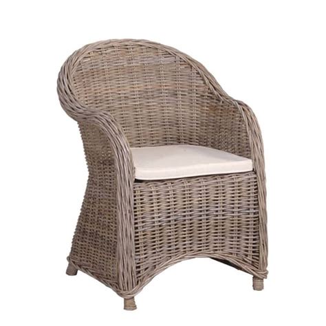 Rattan Armchair With Cushion By The Orchard Furniture