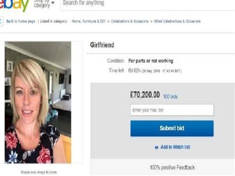 Man Puts Up Girlfriend For Sale On Ebay And Her Price Reaches £70200 Trending And Viral News
