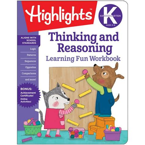 Highlights Learning Fun Workbooks Kindergarten Thinking And Reasoning