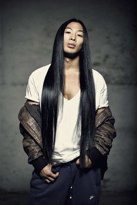 One among the most rending hairstyles for asian men the mohawk features shaved sides and long hair running from the forehead to the nape. Men with long hair | Asian men hairstyle, Long hair styles ...