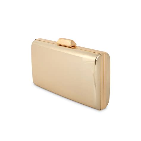 Clutch Bag Gold Metallic Janeymac