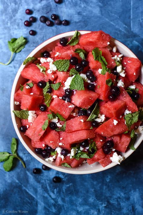 Refreshing Summer Watermelon Salad Veg Rd Licious