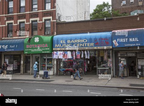 Neighborhood Of East Harlem Also Known As Spanish Harlem Along