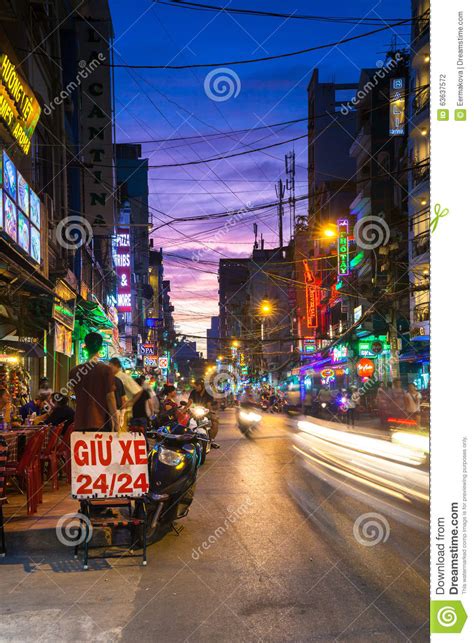 Posts may be removed if linked content is not specifically about vietnam. Night View Of Crowded Bui Vien Street, Ho Chi Minh City ...