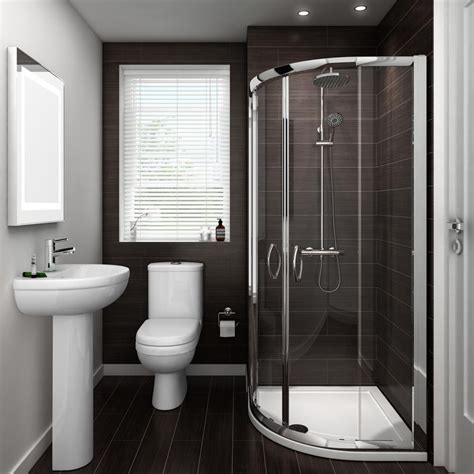 We have a very small en suite bathroom. Ivo Suite and Shower Quadrant - En-Suite Set - 2 Size Options