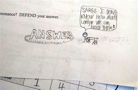 50 Of The Sassiest And Funniest Test Answers New Pics Bored Panda