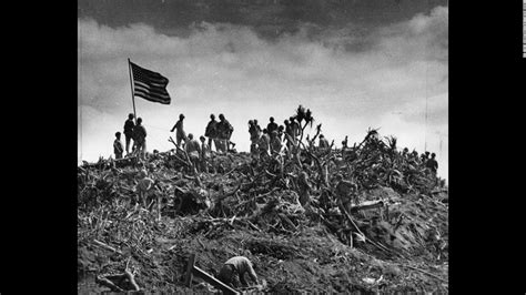 iwo jima 75 years ago today us marines raised the american flag here s the inside story cnn