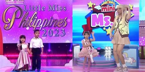Little Miss Philippines Binuhay Muli Ng Eat Bulaga Bilang Panapat Sa Mini Miss U