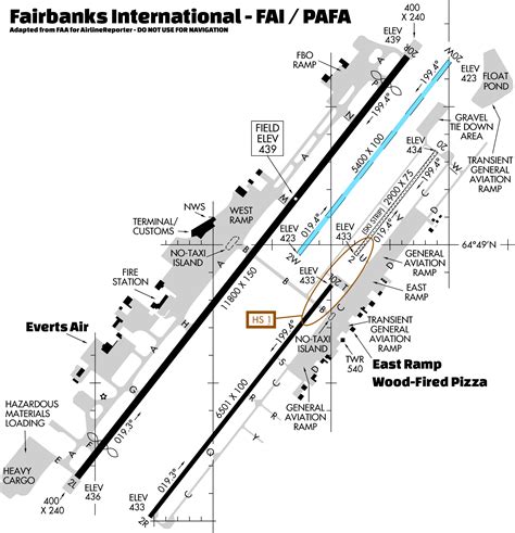 Fairbanks International Airport Diagram Fai Pafa Airlinereporter