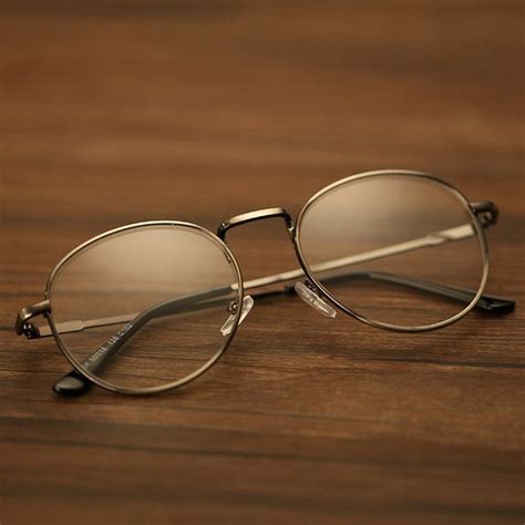 Vintage Full Rim Gold Eyeglass Frame Glasses Frame Retro Spectacles