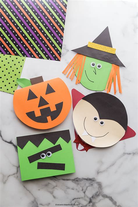 Handmade Halloween Cards With Free Templates The Best Ideas For Kids