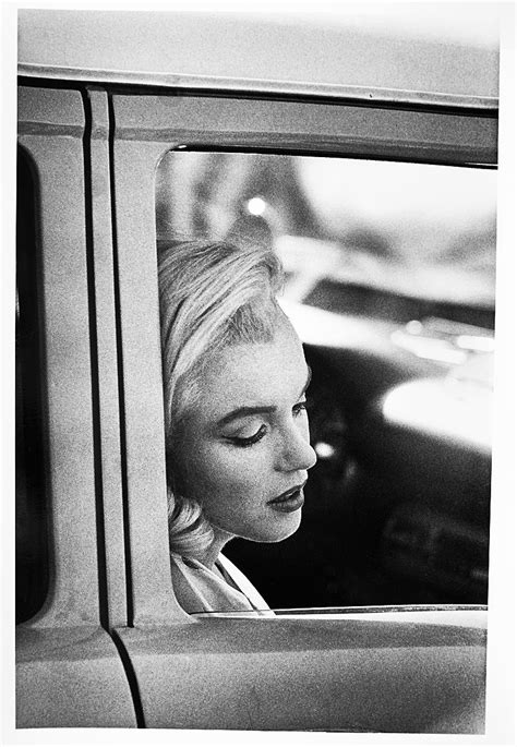 Ernst Haas Marilyn Monroe Looking Forward Black And White Photography Hollywood Star 1960s