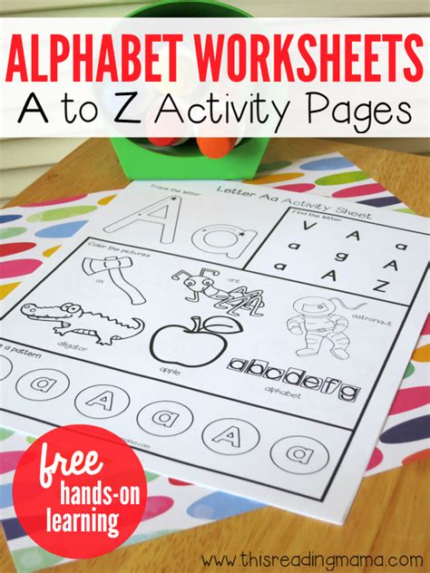 3,125,251 likes · 27,923 talking about this · 2,683 were here. FREE Alphabet Worksheets A to Z Activity Pages | Free ...