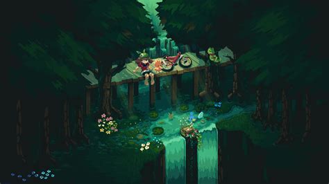 Pokemon Emerald Waterfall Pixel Live Wallpaper Moewalls