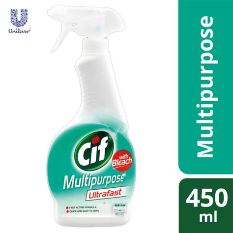 Cif Ultrafast Multi Purpose Spray With Bleach 450ml Lazada