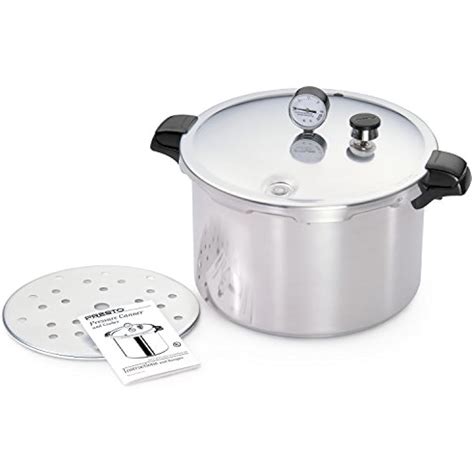 01755 Pressure Cookers 16 Quart Aluminum Canner Cooker One Size