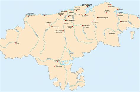 Mapa Pol Tico De Cantabria