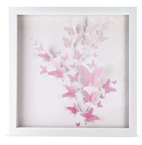 Framed Butterfly Wall Art