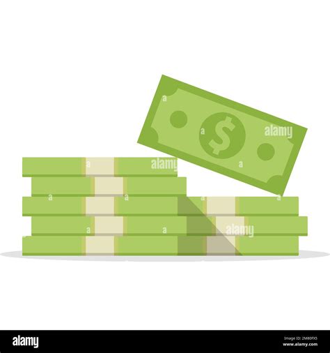 stack of money dollars banknotes cash money vector illustration eps 10 stock vector image