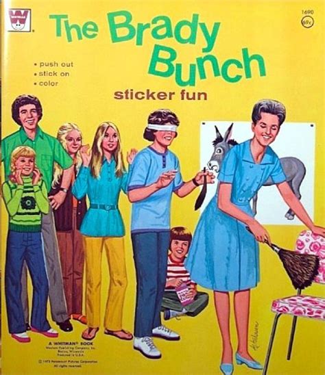 Super Seventies — 1972 The Brady Bunch Sticker Fun Book