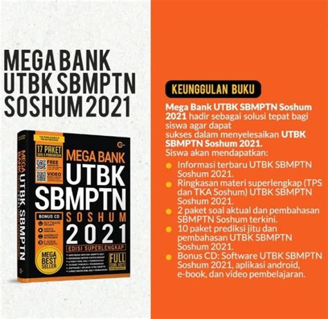 Jual Mega Bank Utbk Sbmptn Soshum 2021 Edisi Super Lengkap 17 Paket